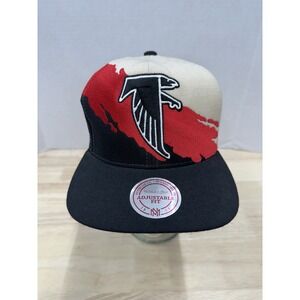 Atlanta Falcons Mitchell & Ness Splash Vintage Collection SnapBack Hat Rare